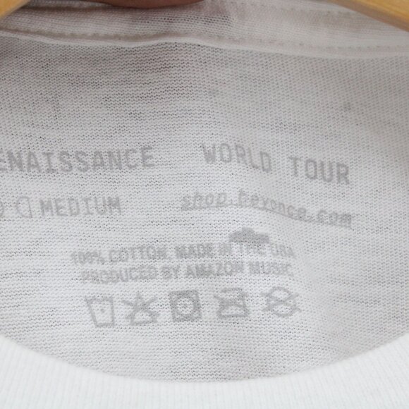 Beyoncé Summer Renaissance Shirt Unisex Medium M White Short Sleeve 2024 Concert - Picture 6 of 9